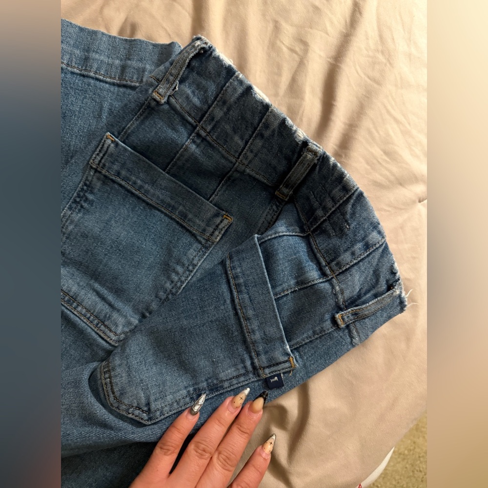 Pilcro Skipper Cropped Wide-Leg Jeans Sz 23 - Picture 2 of 4